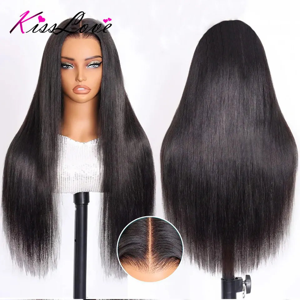 13x4 13x6 Full HD Lace Front Human Hair Wigs Straight 360 Transparent Lace Frontal Wigs Pre Plucked 5x5 Pre-Cut Lace Closure Wig