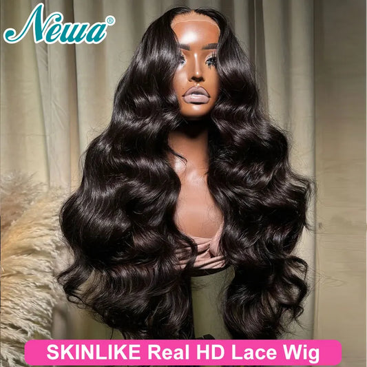 Ultra Fitted HD Lace Wig Pre Plucked Natural Hairline Glueless HD Lace Closure Wig Bleached Knots Body Wave Invisible HD Lace Wi